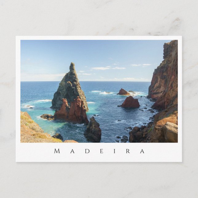 Ponta de São Lourenço, modern Madeira foto Vykort (Framsida)