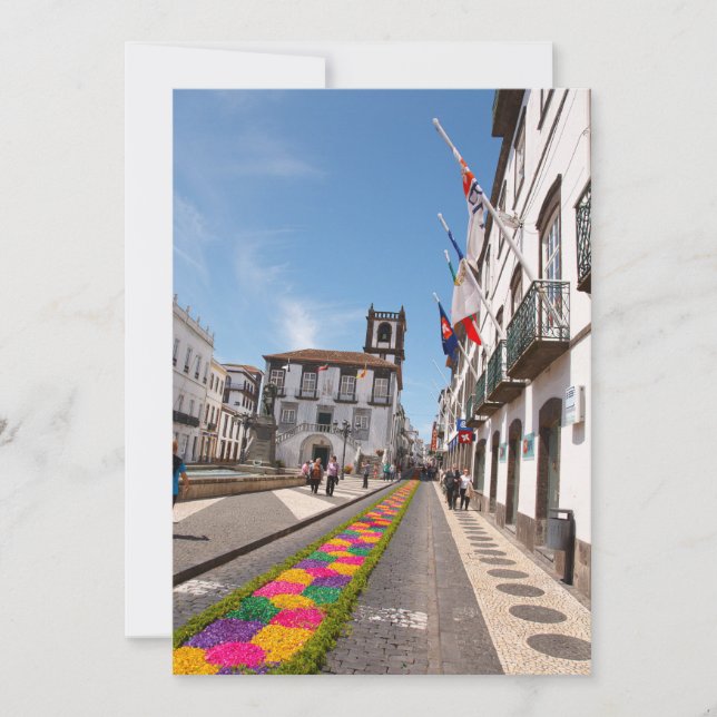 Ponta Delgada, Azorerna Inbjudningar (Framsida)