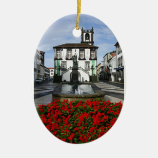 Ponta Delgada - Azores Julgransprydnad Keramik