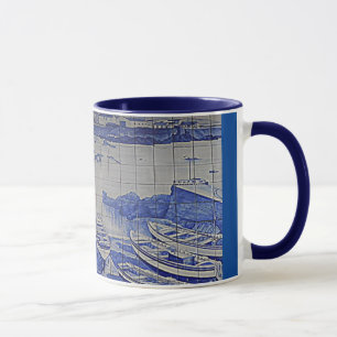Ponta Delgada Azores muggAzulejo (belägga med Mugg