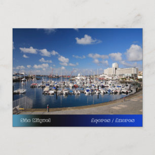 Ponta Delgada Marina Vykort