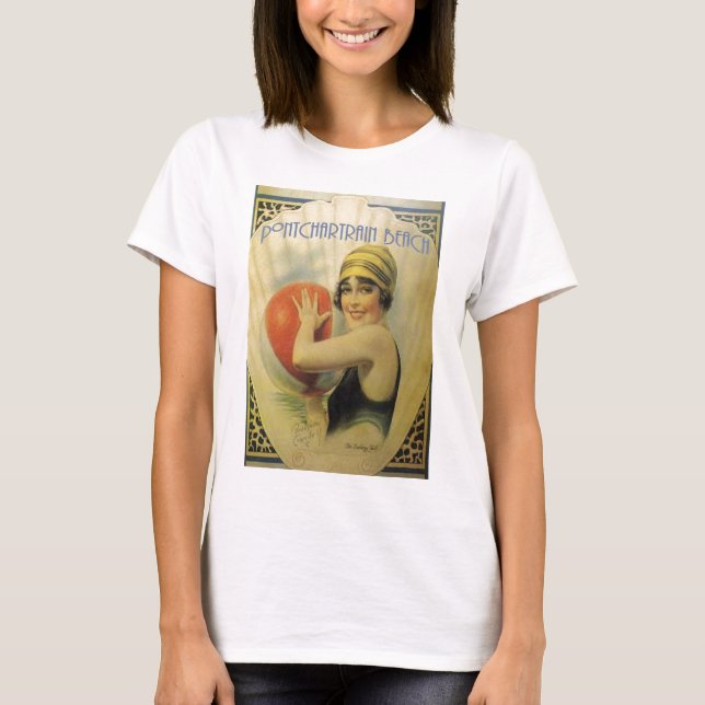 Pontchardriver Beach Poster Shirt Tröja (Framsida)