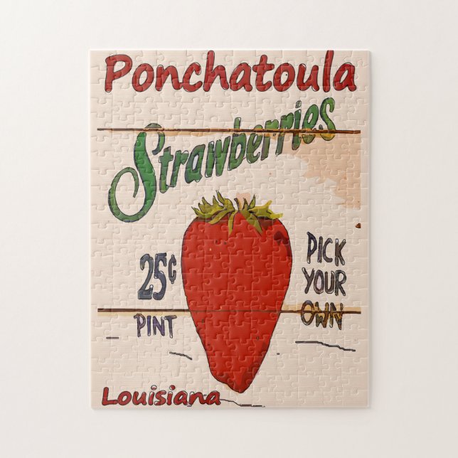 Pontchardriver Strawberry Farms Pussel (Vertikal)