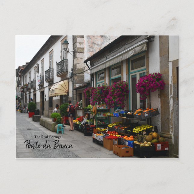 Ponte da Barca-The Real Portugal Vykort (Framsida)
