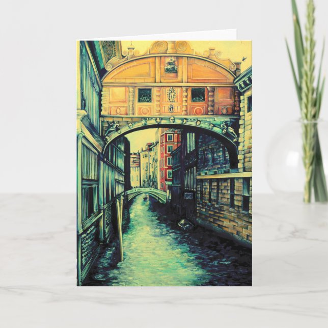 Ponte dei Sospiri Kort (Framsida)