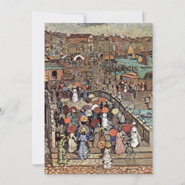 Ponte Della Paglia, Venedig av Maurice Prendergast (Framsida)