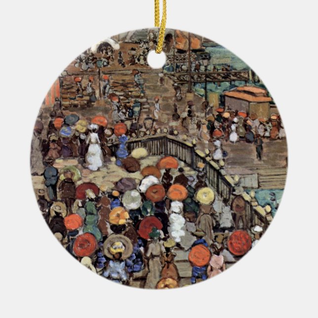Ponte Della Paglia, Venedig av Maurice Prendergast Julgransprydnad Keramik (Framsidan)