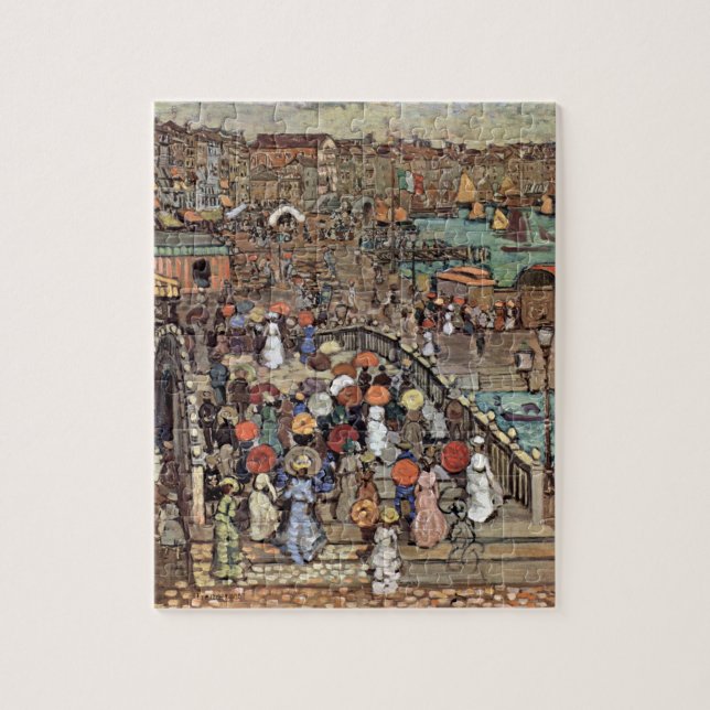 Ponte Della Paglia, Venedig av Maurice Prendergast Pussel (Vertikal)