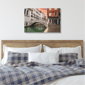 Ponte di Canonica Venedig Italien Canvastryck
