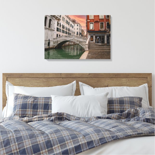 Ponte di Canonica Venedig Italien Canvastryck (Insitu (sovrum))
