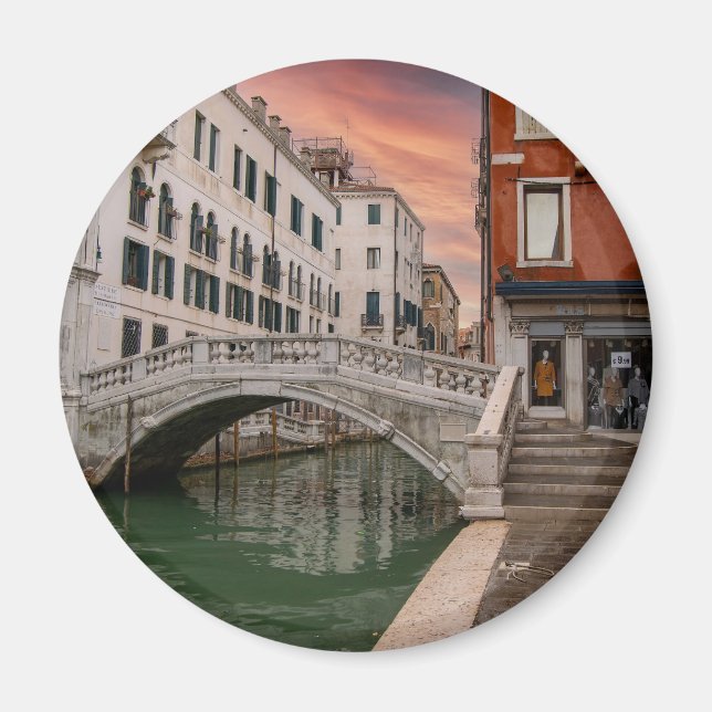 Ponte di Canonica Venice Italy Magnet (Framsidan)