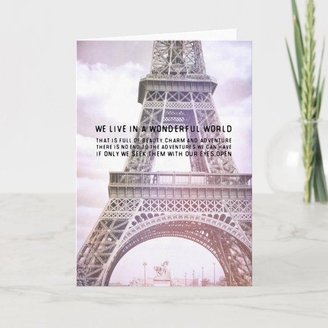PONTE D'LENA Greeting Card Tack Kort (Framsida)