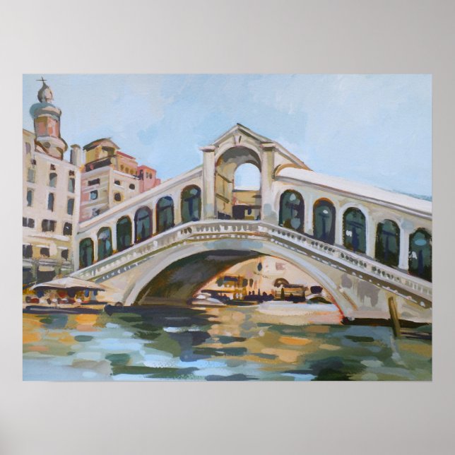 Ponte Rialto | Venedig, Italien Poster (Framsidan)