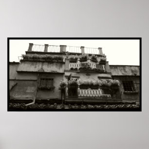 Ponte Vecchio balkonger Poster
