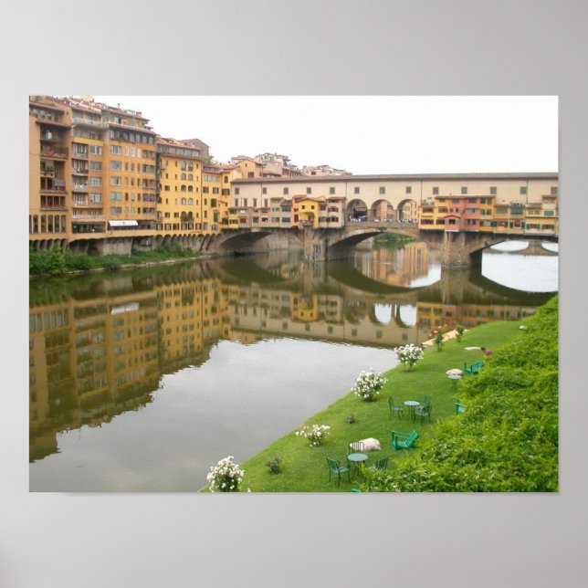 Ponte Vecchio Bridge Florence, Italien Poster (Framsidan)