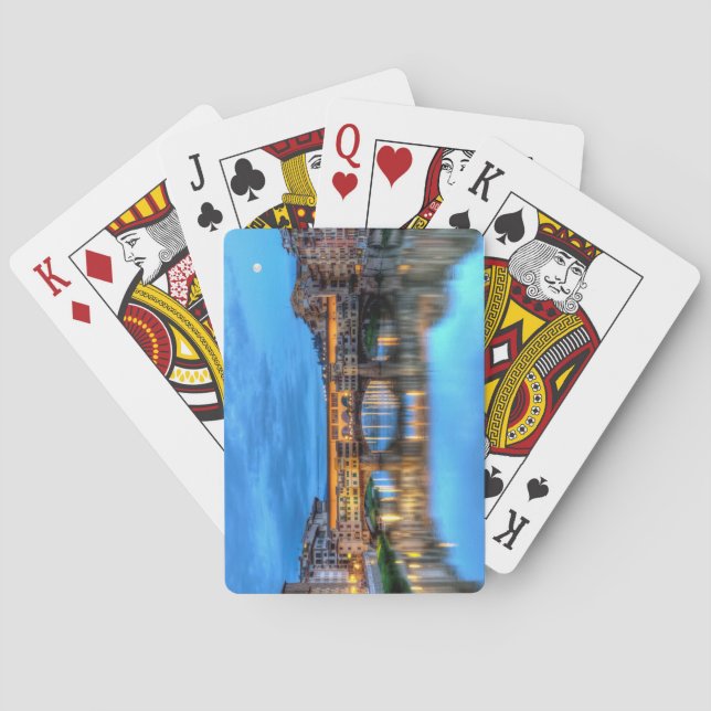 Ponte vecchio bridge i Florens, Italien Casinokort (Baksidan)