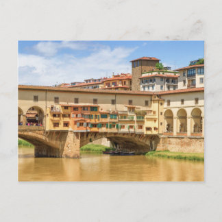 Ponte vecchio by day, Florence or Firenze, Italia Vykort