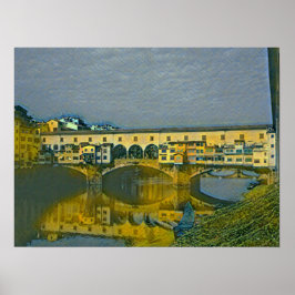 Ponte Vecchio Card Poster