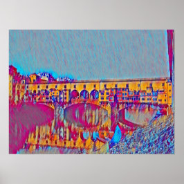 Ponte Vecchio Card Poster
