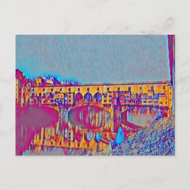 Ponte Vecchio Card Vykort (Framsida)