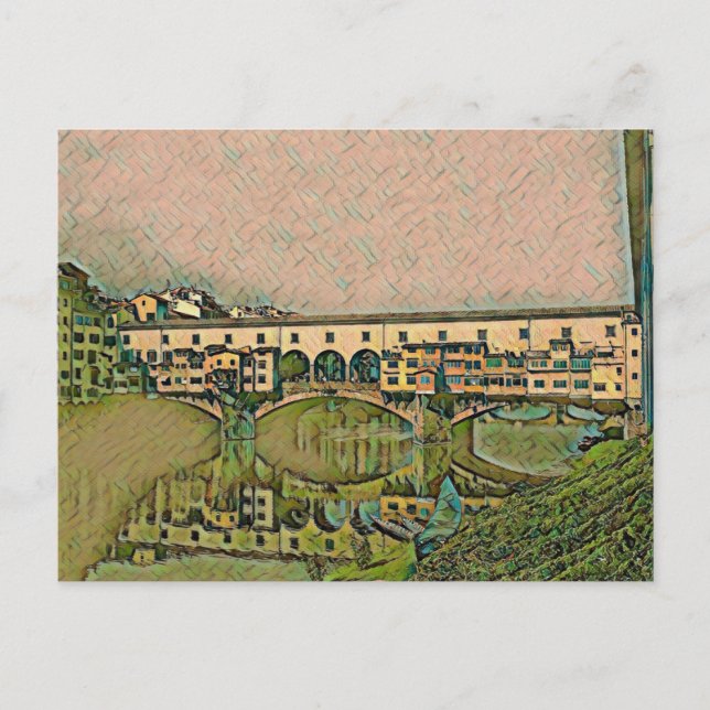 Ponte Vecchio Card Vykort (Framsida)