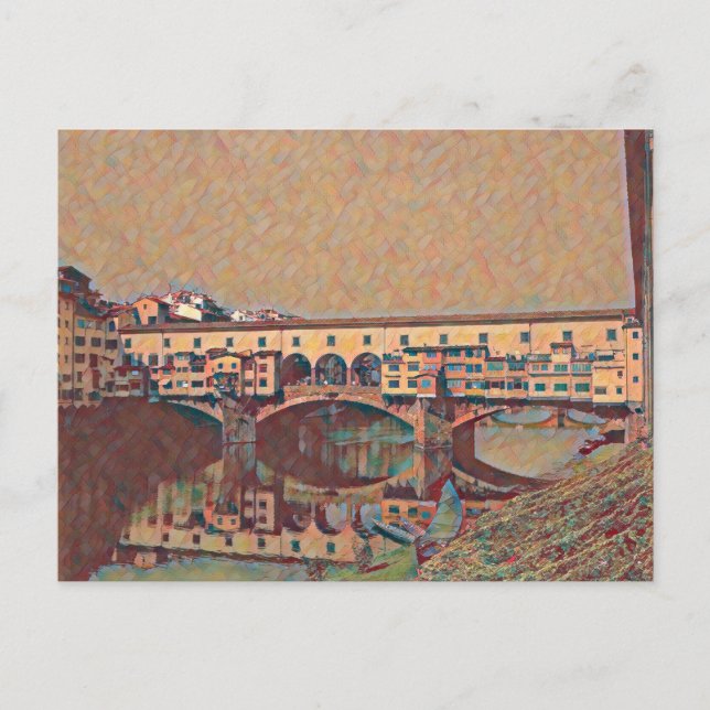 Ponte Vecchio Card Vykort (Framsida)