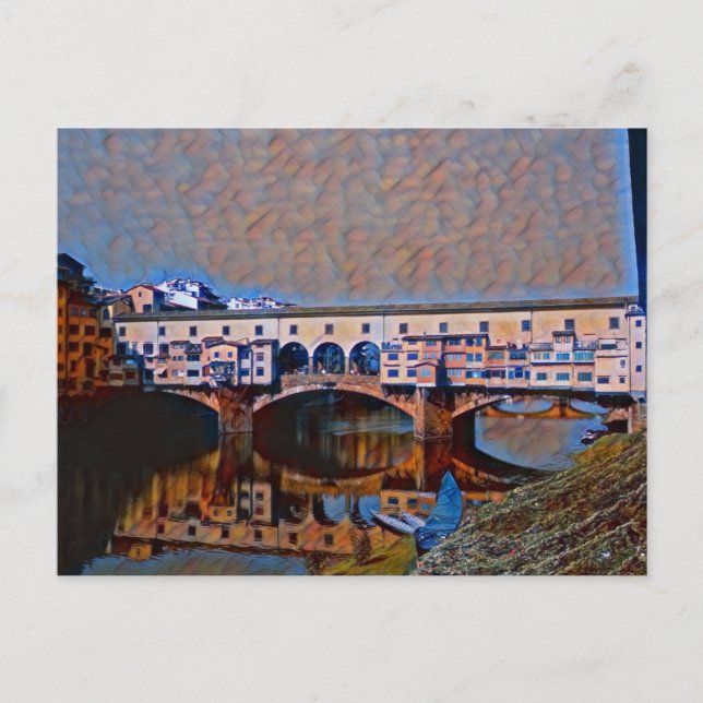 Ponte Vecchio Card Vykort (Framsida)
