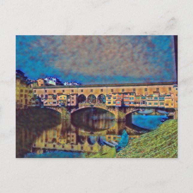 Ponte Vecchio Card Vykort (Framsida)