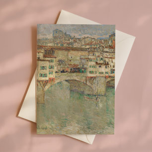 Ponte Vecchio Childe Hassam Kort