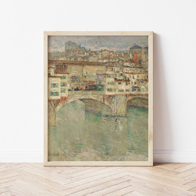 Ponte Vecchio | Childe Hassam Poster (Skapare uppladdad)