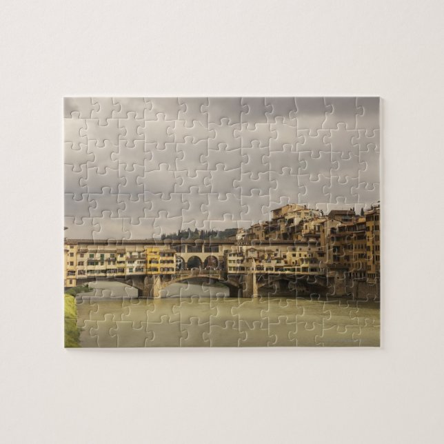 Ponte Vecchio Florence Italien Pussel (Horisontell)