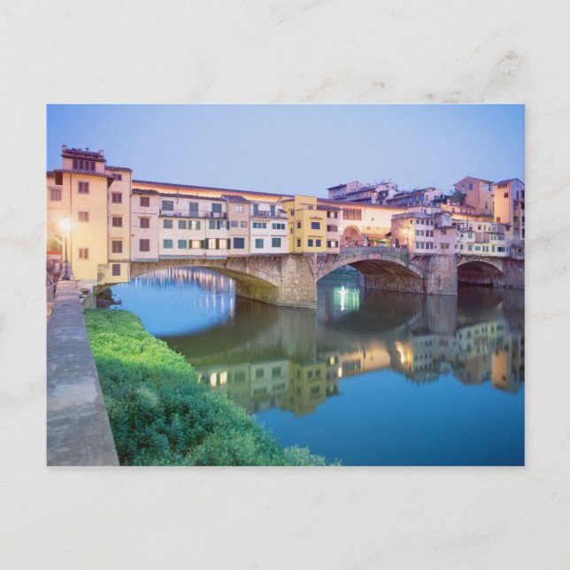 Ponte Vecchio Florence Italien Vykort (Framsida)