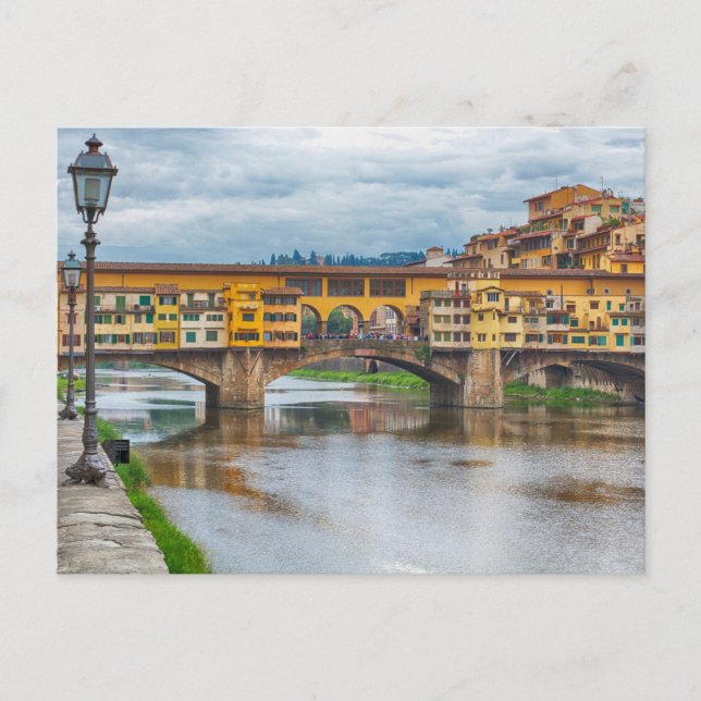 Ponte Vecchio, Florence, italienvykort Vykort (Framsida)