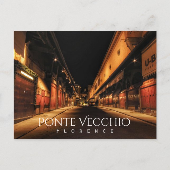 Ponte Vecchio, Florence Vykort (Framsida)