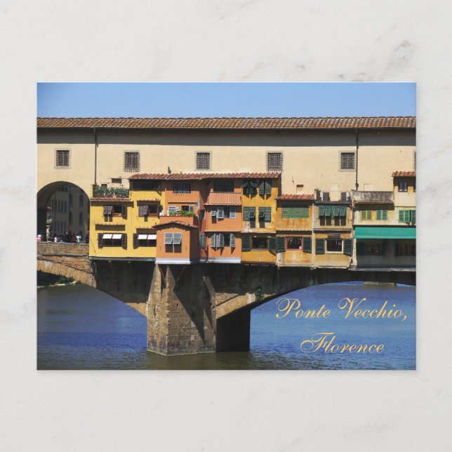 Ponte Vecchio, Florence Vykort (Framsida)