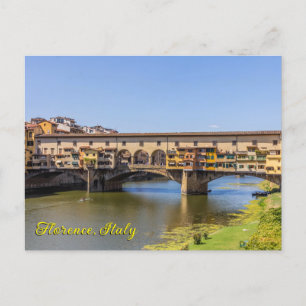 Ponte Vecchio, Florens, Italien Helg Vykort