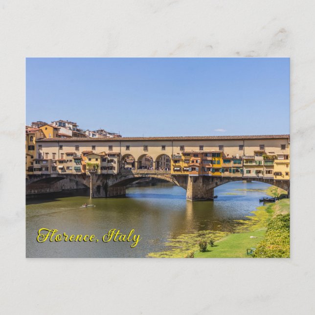 Ponte Vecchio, Florens, Italien Helg Vykort (Framsida)