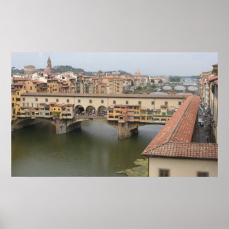 Ponte Vecchio, Florens Poster