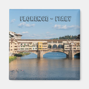 Ponte Vecchio gamla bron - Florens, Italien Magnet