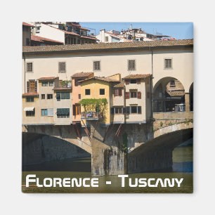 Ponte Vecchio gamla bron - Florens, Italien Magnet