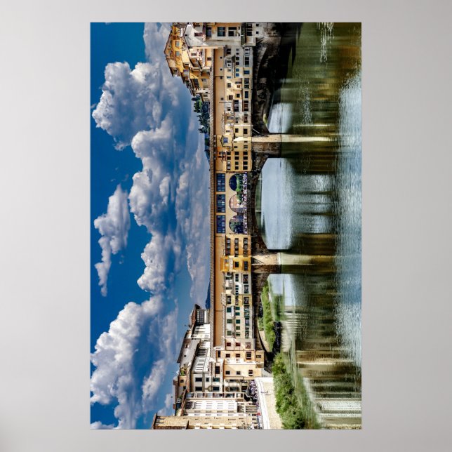 Ponte vecchio(gamla bron) poster (Framsidan)