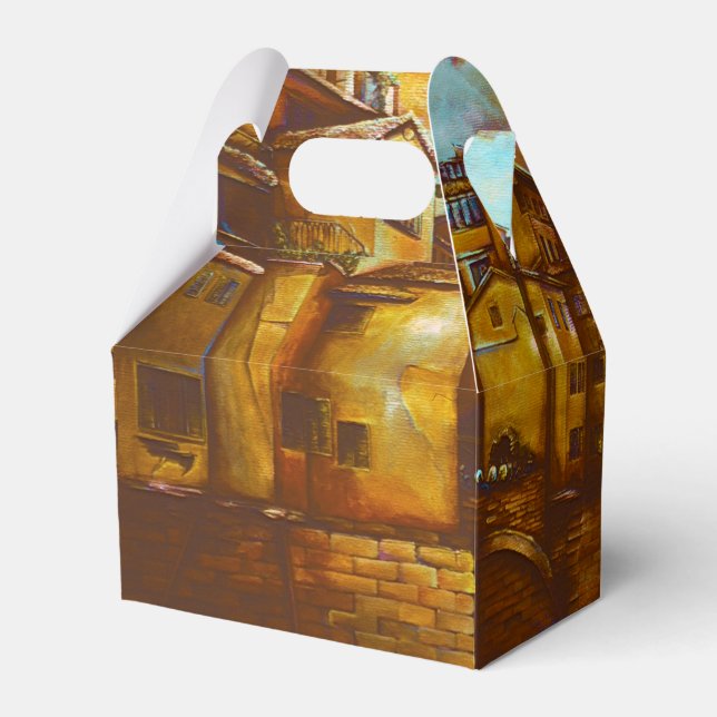 Ponte Vecchio, Italien Presentaskar (Framsidan Sidan)