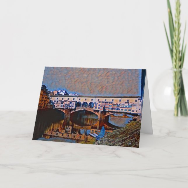Ponte Vecchio Kort (Framsida)