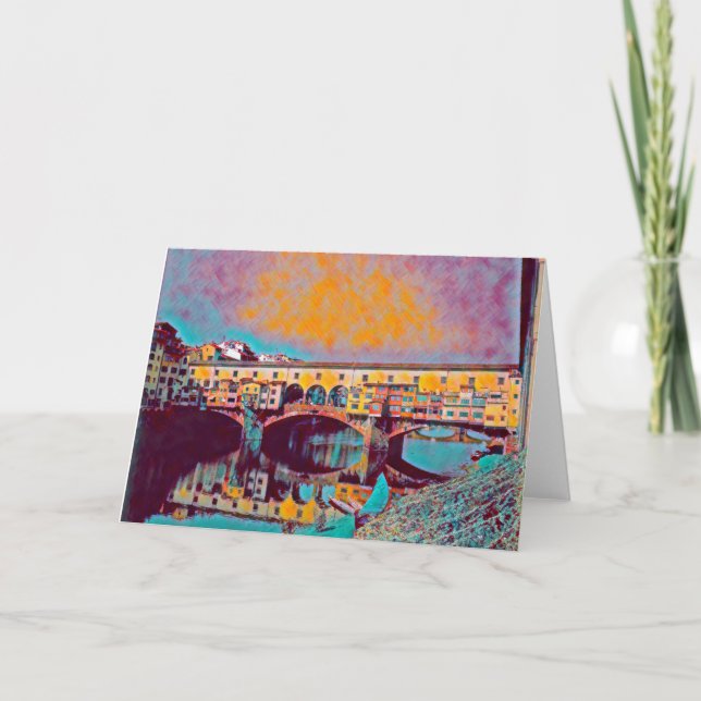 Ponte Vecchio Kort (Framsida)