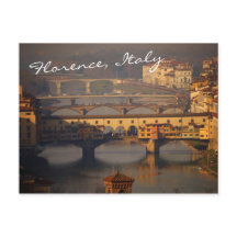 Ponte Vecchio och Bridges of Florence, Italien