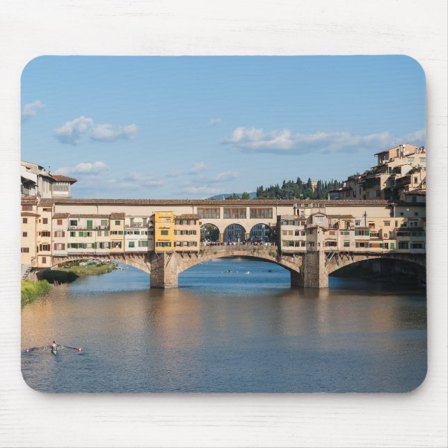 Ponte Vecchio old bridge - Florence, Italien Musmatta (Framsidan)
