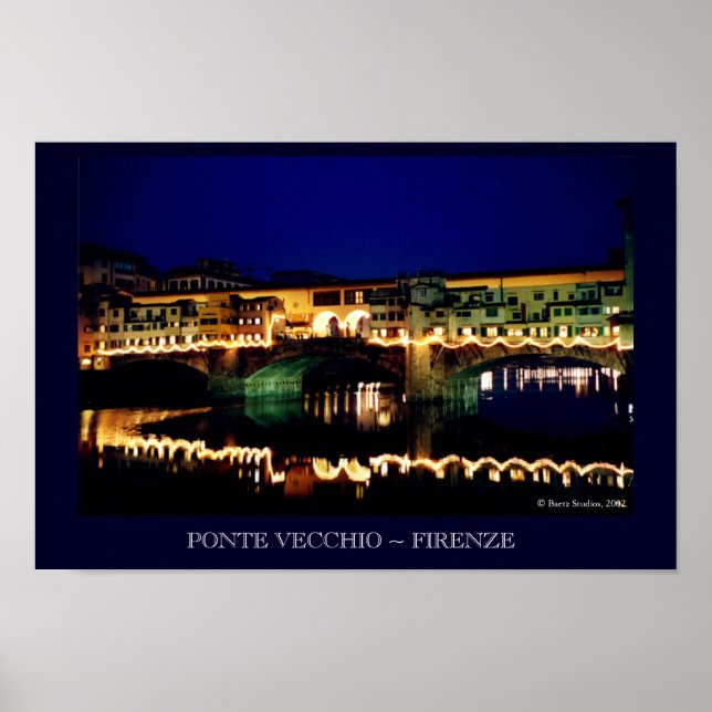 Ponte Vecchio Poster (Framsidan)