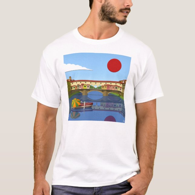 Ponte Vecchio T Shirt (Framsida)