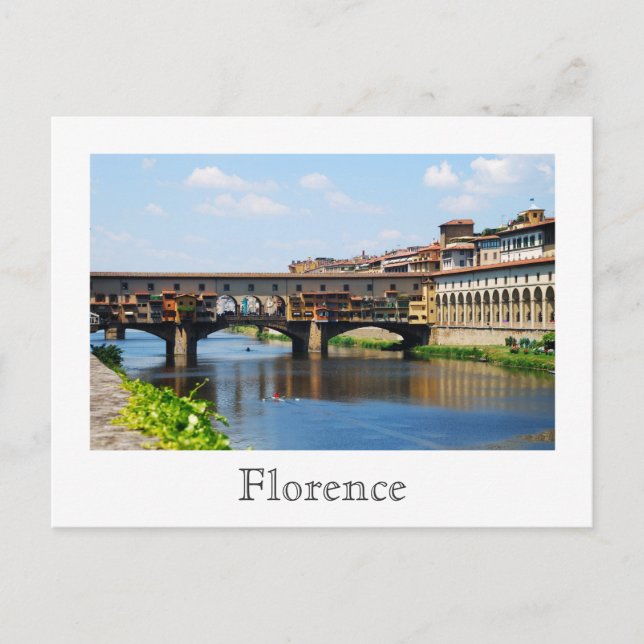 Ponte Vecchio vycard Vykort (Framsida)