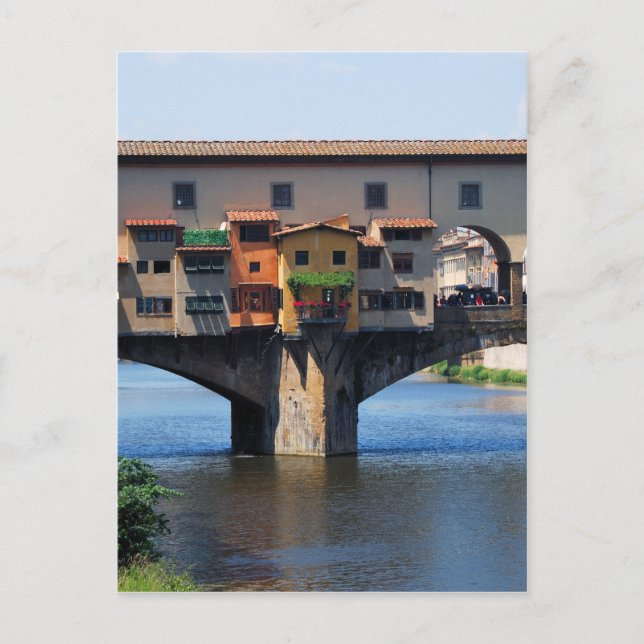 Ponte Vecchio vycard Vykort (Framsida)